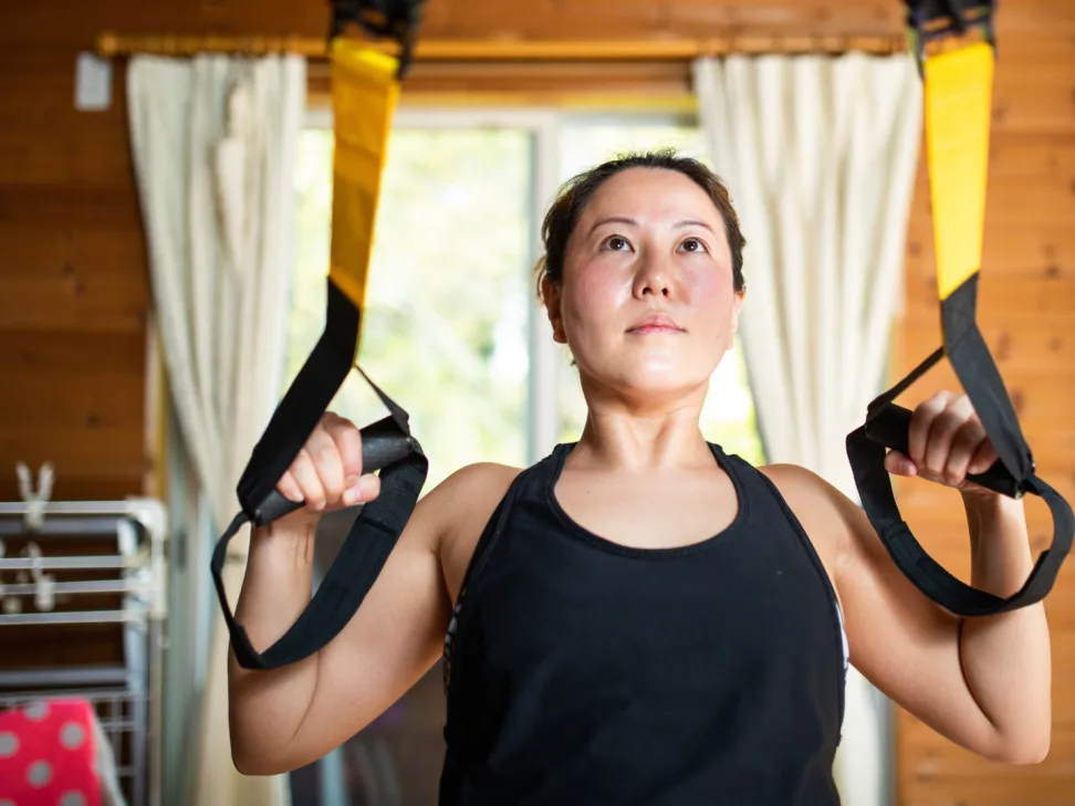 TRX cable tips from Holly Roser Fitness