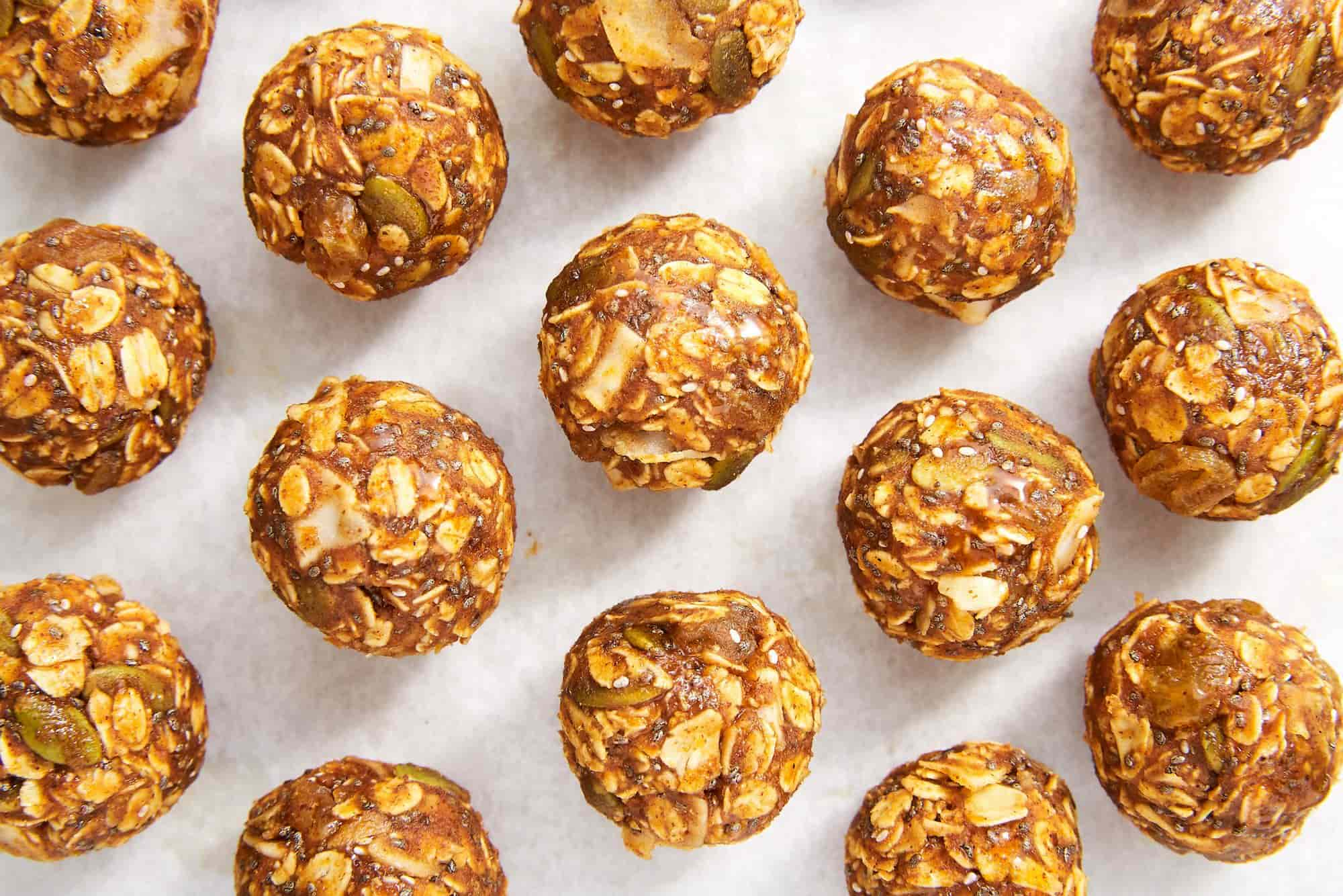 Pumpkin spice energy treats from Holly Roser Fitness